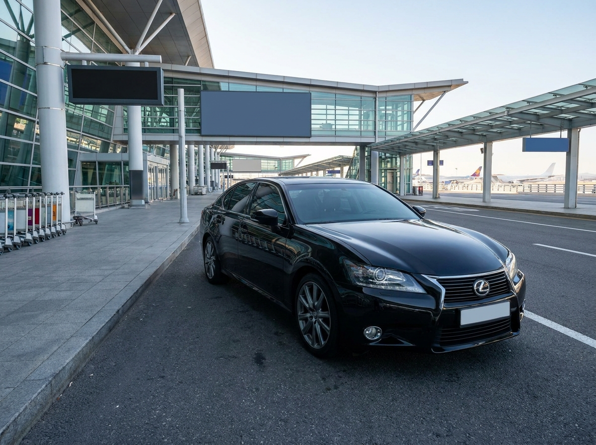 corporate limo service, lexus sedan